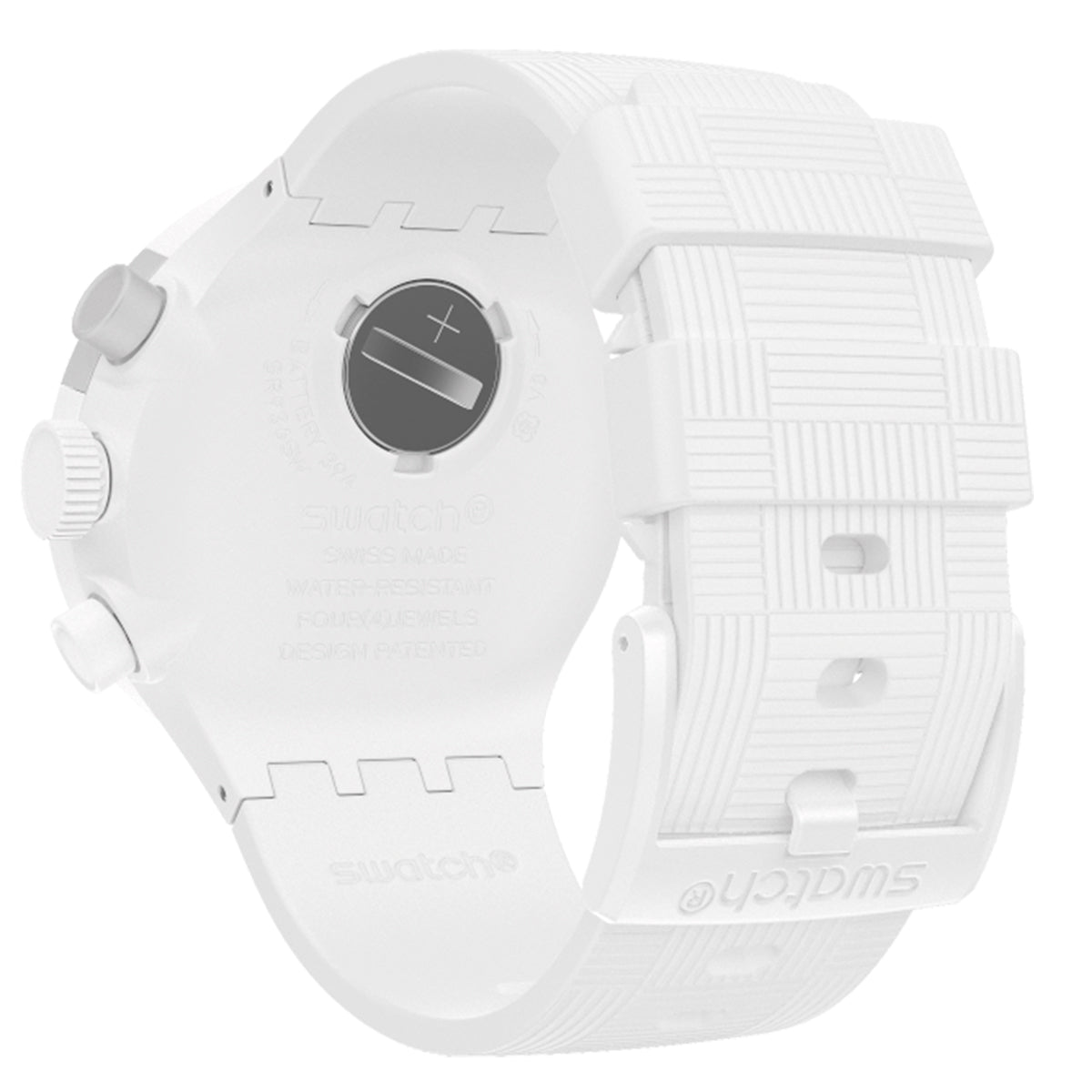 Swatch - Chequered White - SB02W400
