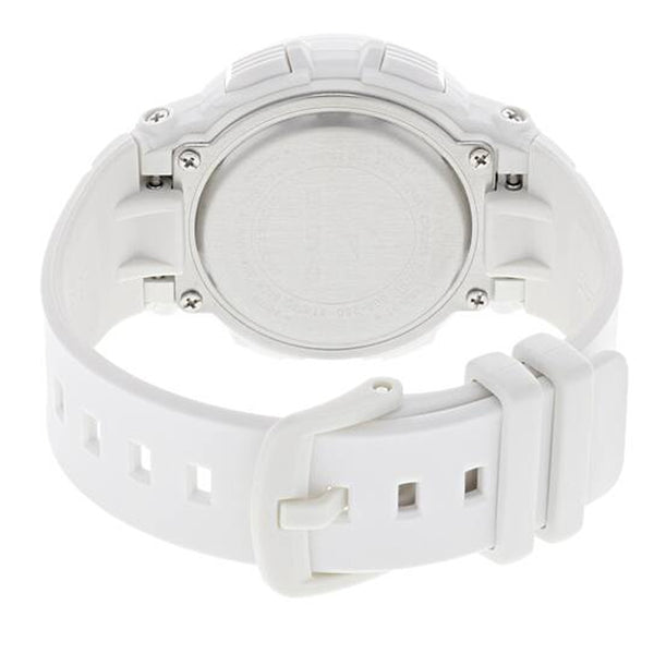 Casio Ladies Baby-G Digital Quartz White Resin Watch BGA-250-7A2