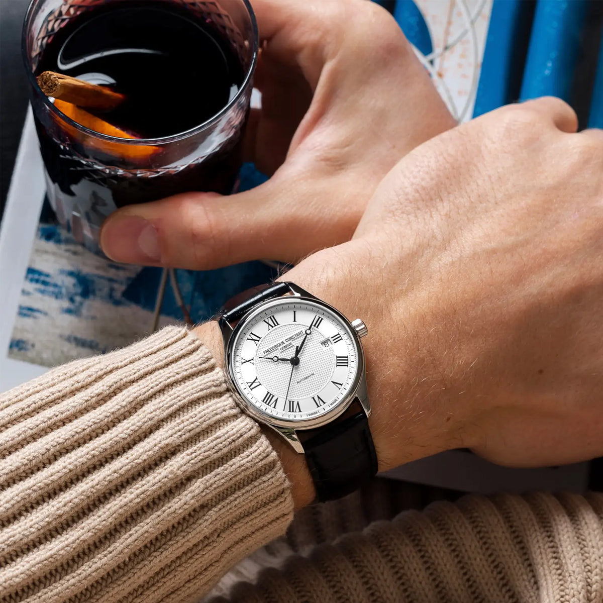 Orologio Frederique Constant Auto Silver 40mm FC-303MC5B6 :: Sorelle Ronco Orologio Frederique Constant Auto Silver 40mm FC-303MC5B6 :: Sorelle Ronco