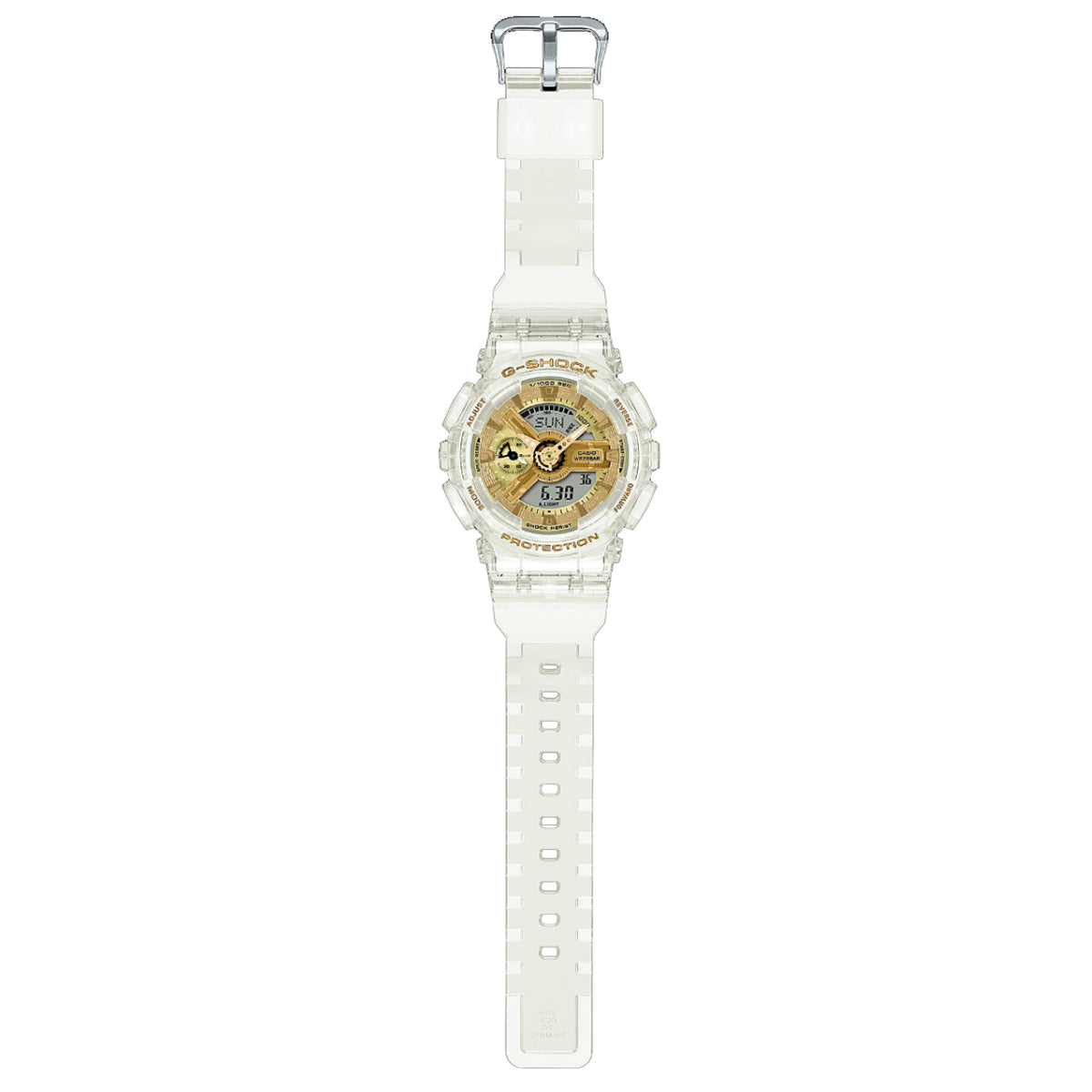 Gma G Shock White And Gold G1061 GMA-S140M-4ADR G-Shock Women