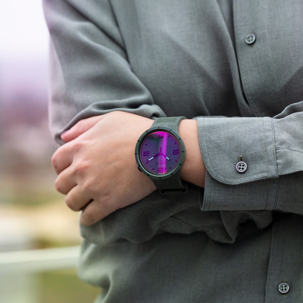 Swatch - Futuristic Green - SO27M105