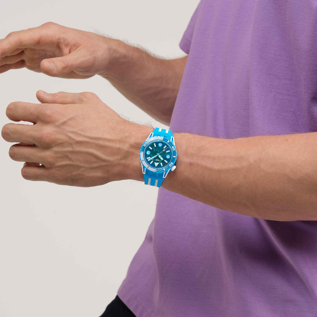Swatch - BLUE FIRE - SSCU09S100