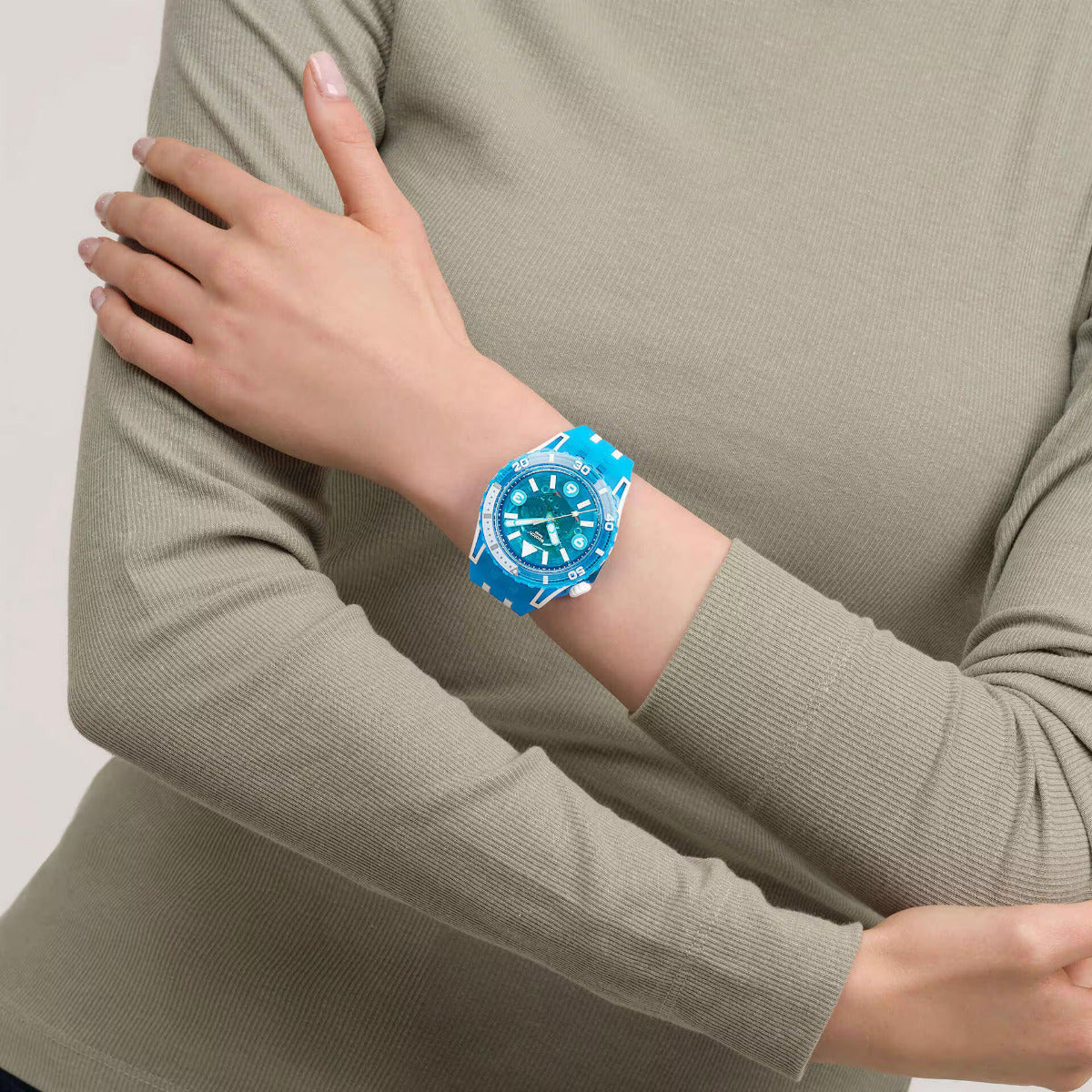 Swatch - BLUE FIRE - SSCU09S100