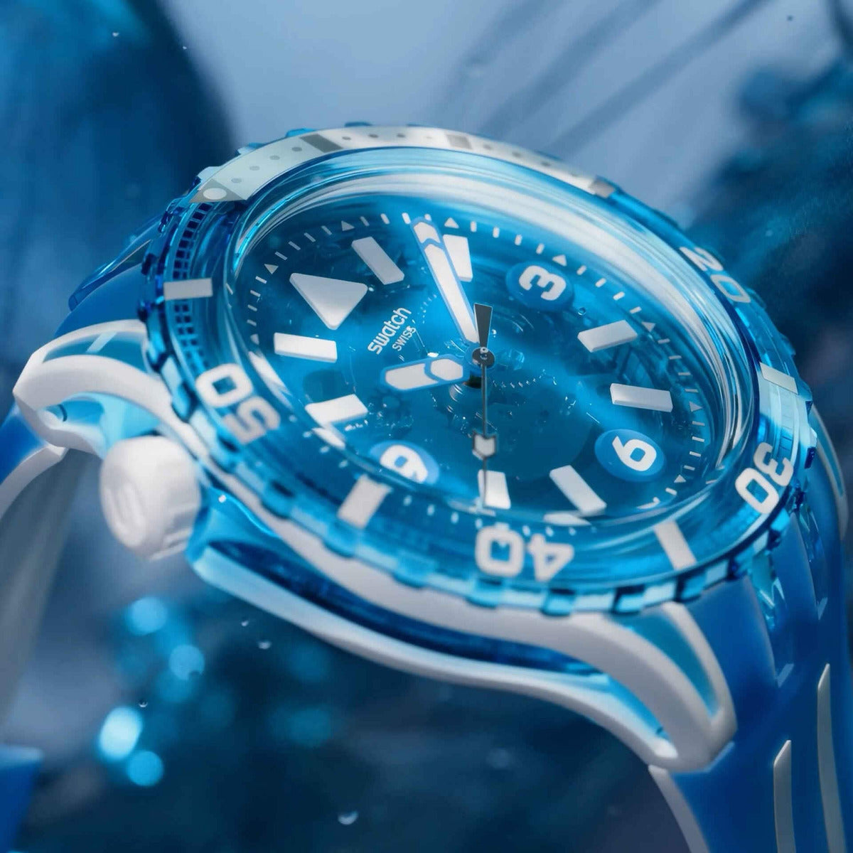 Swatch - BLUE FIRE - SSCU09S100