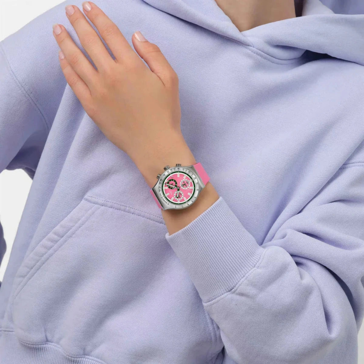 Swatch -  BERRY REFLECTIVE - YVS538