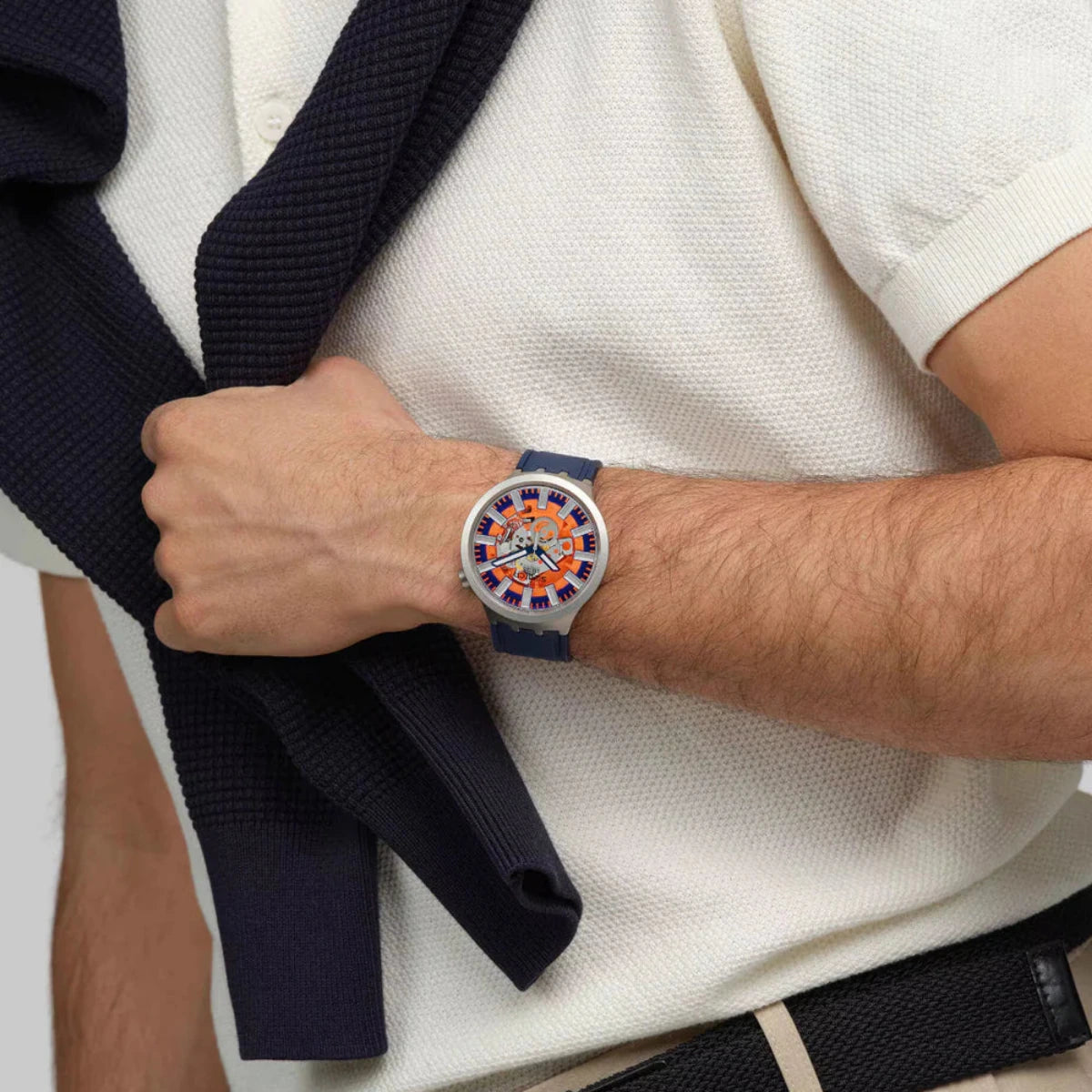 Swatch -  ORANGE IN THE WORKS - SB07S114