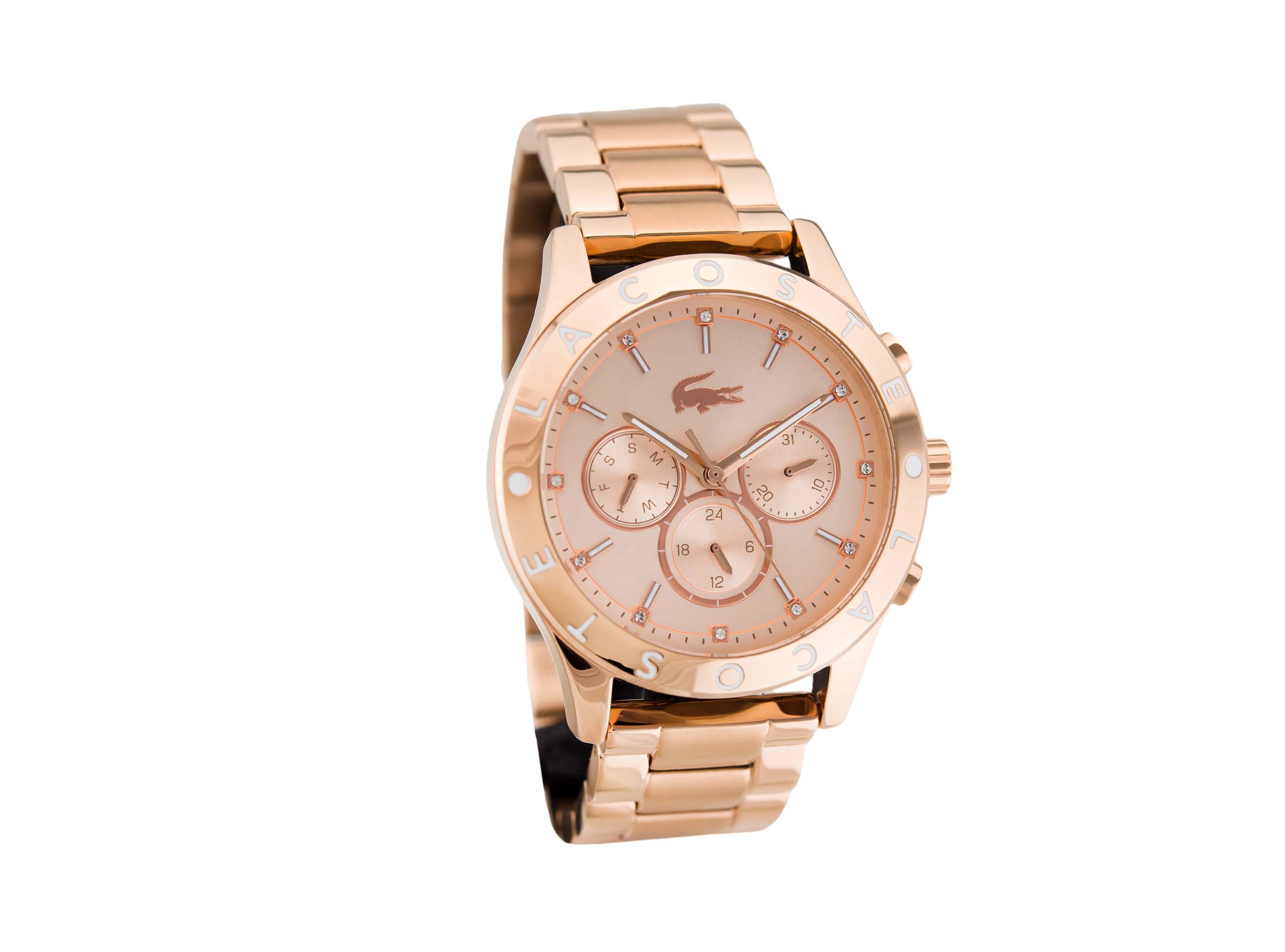 Rose Gold Lacoste Charlotte Chronograph Watch Lacoste Ladies 2001206 Birdie Watch Rose gold with Pink  main image 2