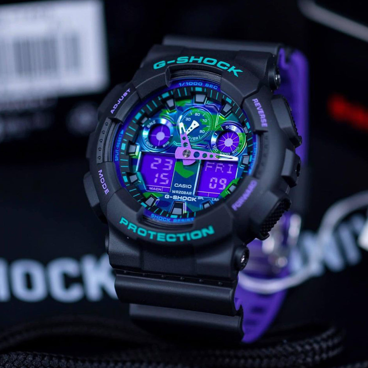 Casio G-Shock GA-100BL-1ADR - egywatch.com