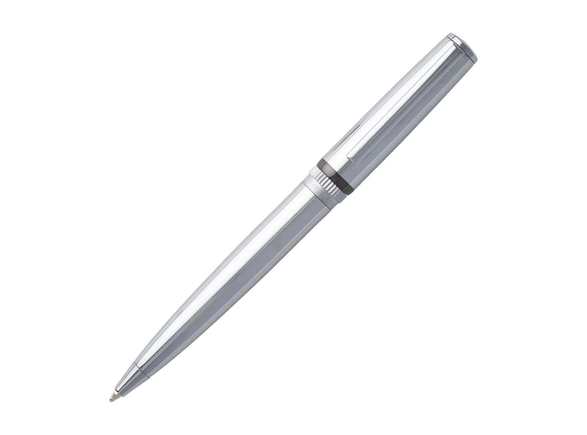 Hugo Boss - Ballpoint Pen &amp;amp; Rollerball Pen Set Gear Chrome - HPBR967B