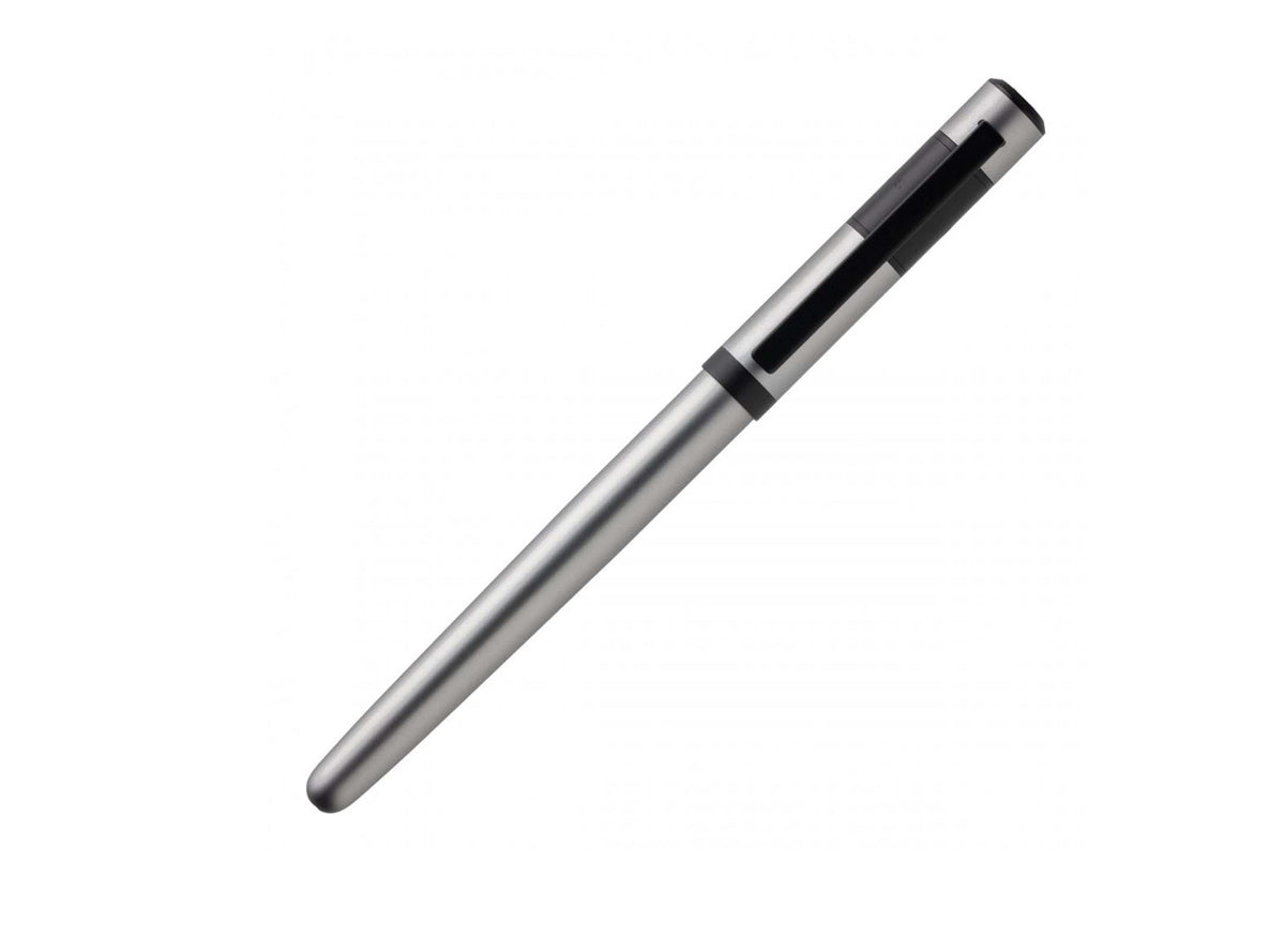 Hugo Boss - Rollerball Pen Ribbon Matte Chrome - HSR0985B