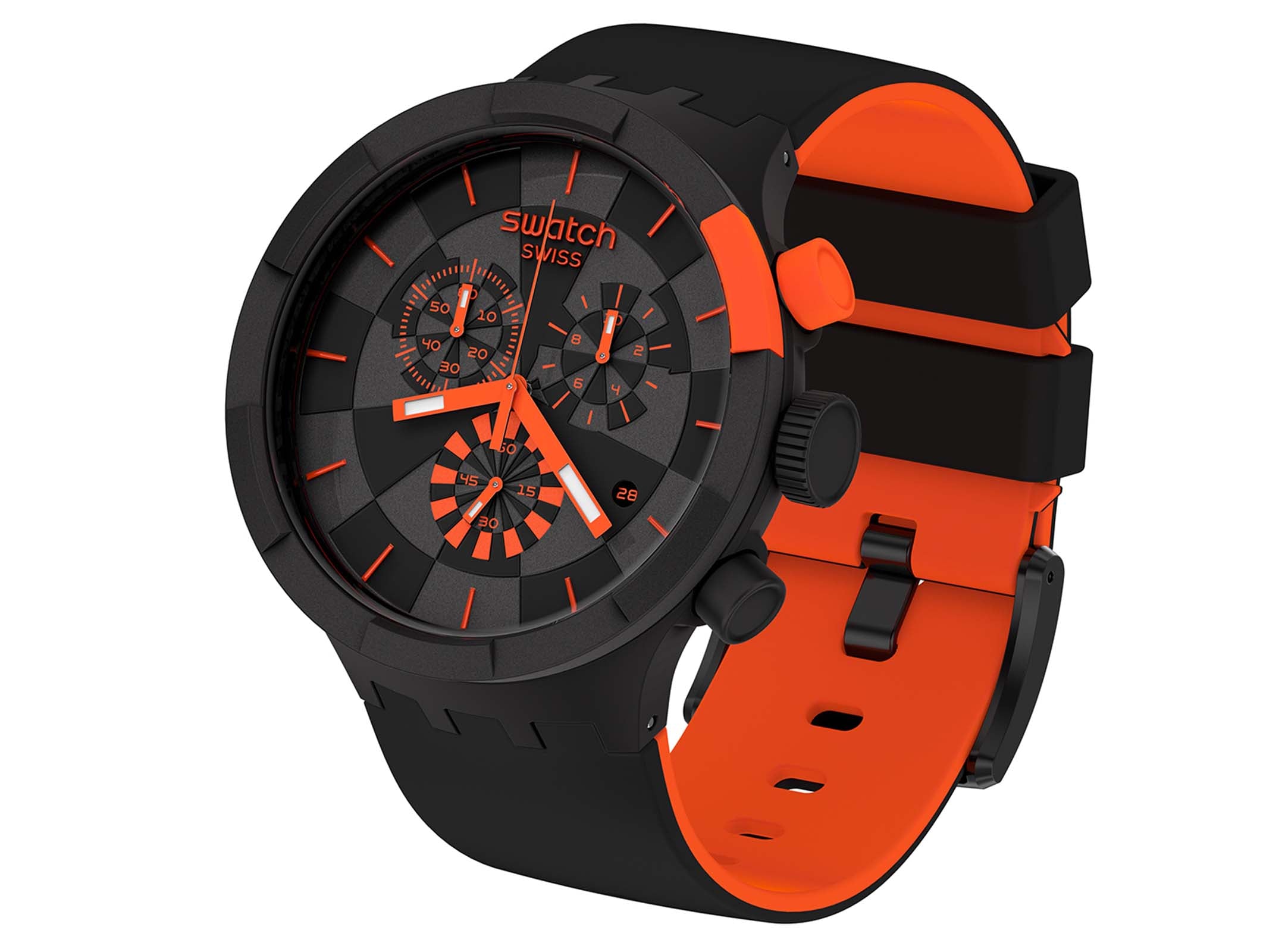 Swatch checkpoint online black