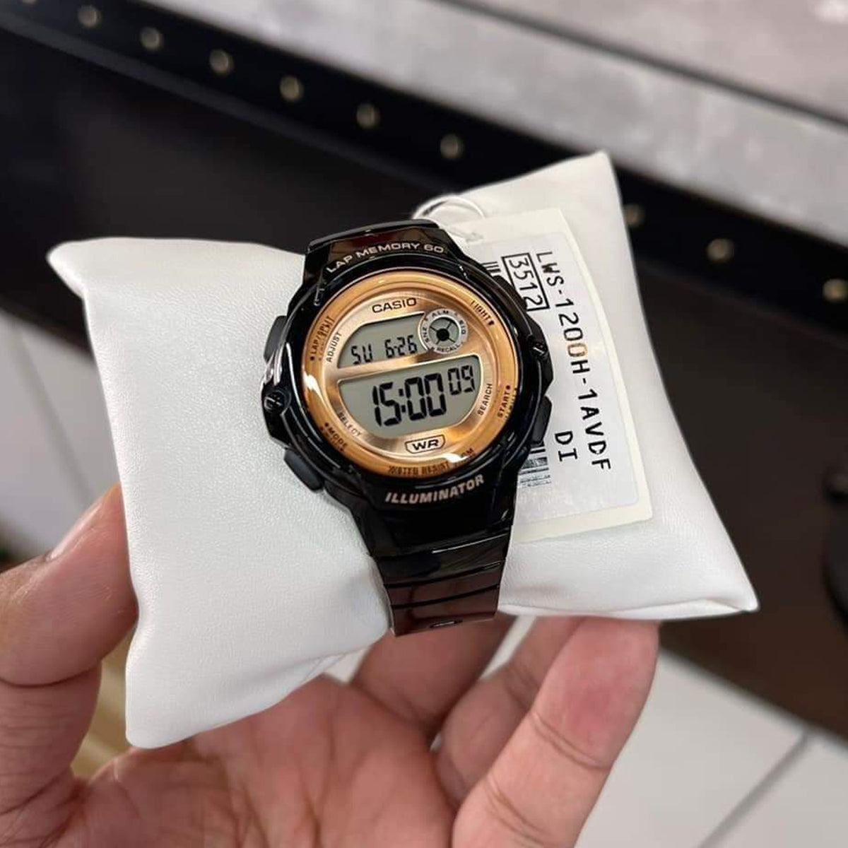 Casio Orologio digitale al quarzo da uomo con cinturino in resina LA-20WHS-2A, Blu trasparente., Moderno Casio Orologio digitale al quarzo da uomo con cinturino in resina LA-20WHS-2A, Blu trasparente., Moderno