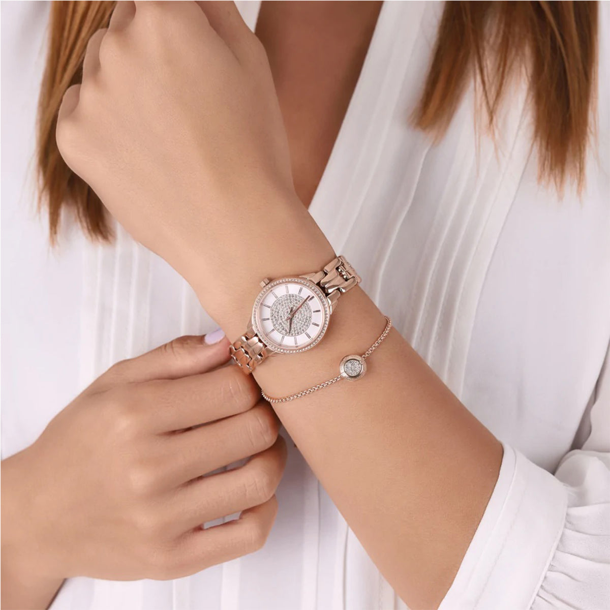 Michael Kors MK3715 Ladies Darci Watch and Bracelet Gift Set   Amazoncouk Fashion