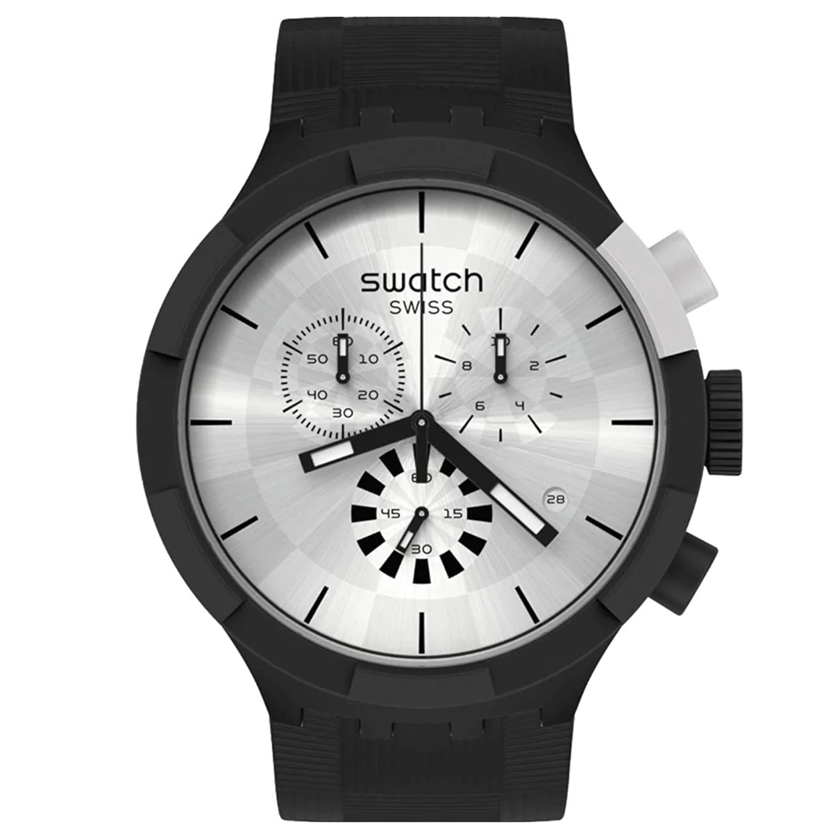 Swatch - Chequered Silver - SB02B404