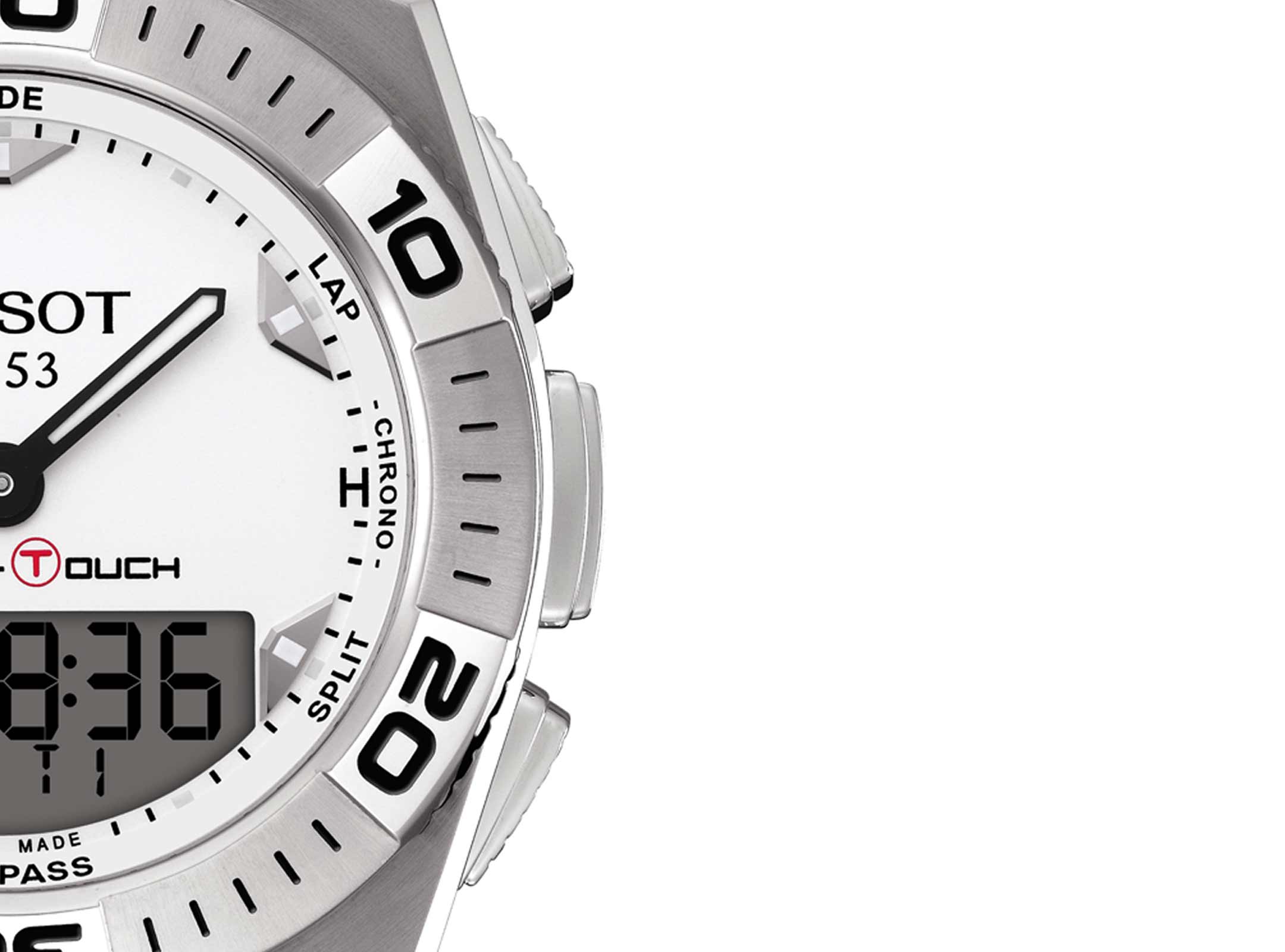 Tissot racing touch on sale white