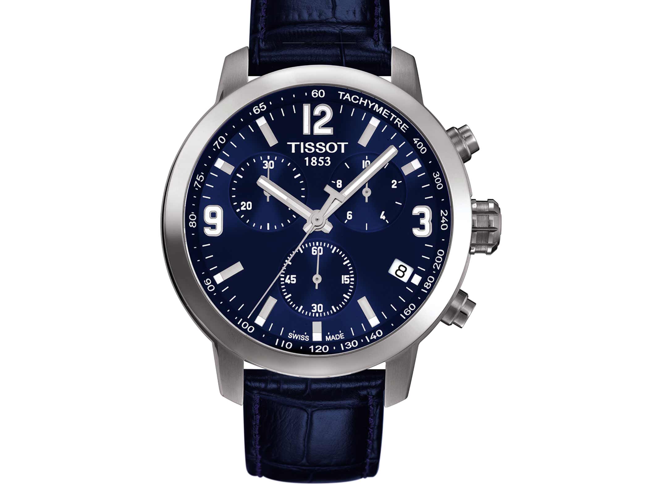 Tissot prc 200 store blue leather