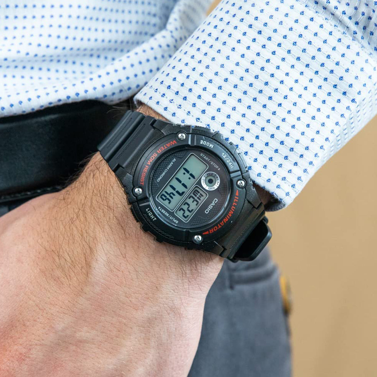 Casio - Youth - W-216H-1AVDF - egywatch.com